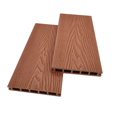 Ván sàn ngoài trời WPC vân gỗ nổi 3D Sàn ngoài trời chống trượt