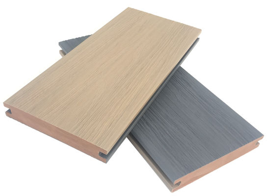 138x23 Tấm ván sàn WPC hai màu Sàn gỗ ép đùn tổng hợp cho sân thượng