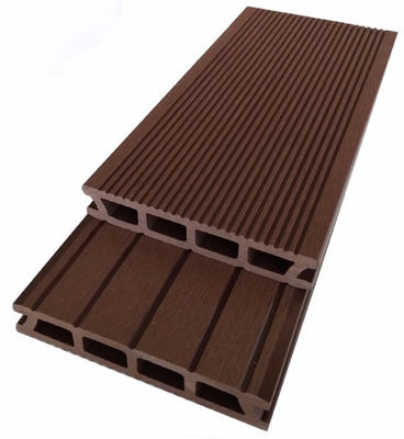 Sàn gỗ WPC tổng hợp được thiết kế bằng vật liệu chải kỹ thuật Sàn ngoài trời