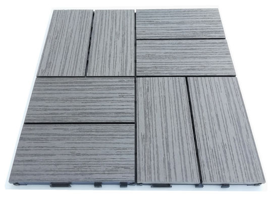 Sân hiên ngoài trời lát sàn WPC được thiết kế 8mm Xung quanh hồ bơi trong nhà