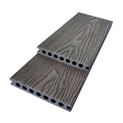 1x6 Patio Composite Decking WPC Gỗ nhựa chống cháy cho phao
