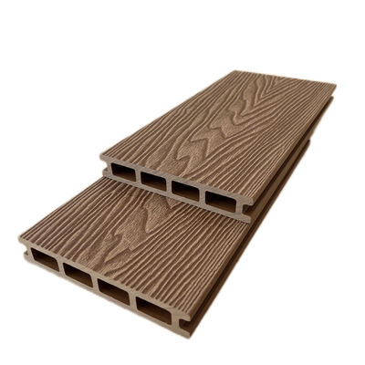 Tấm ván gỗ nhựa composite ngoài trời Tấm ván WPC dập nổi 3D cho hiên nhà