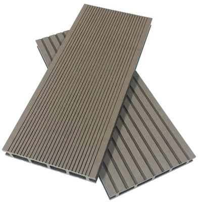 Mẫu miễn phí Sàn gỗ nhựa composite chống thấm nước rỗng Sàn ngoài trời WPC