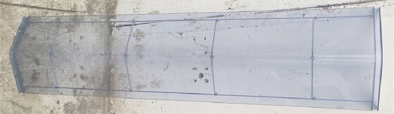 Mái nhà chống gió loại 8 nhẹ Thân thiện với môi trường Dễ dàng lắp ráp Bảng điều khiển WPC ngoài trời Nhà dụng cụ làm vườn