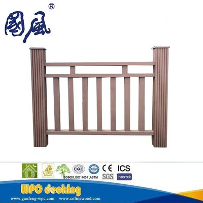 Hàng rào và đường ray bằng gỗ-nhựa WPC trang trí