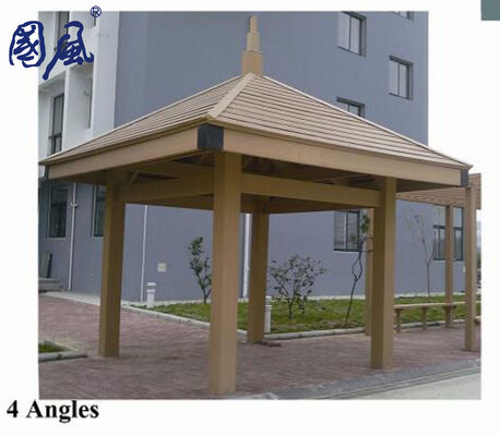Pergola bằng gỗ nhựa composite ngoài trời sân vườn