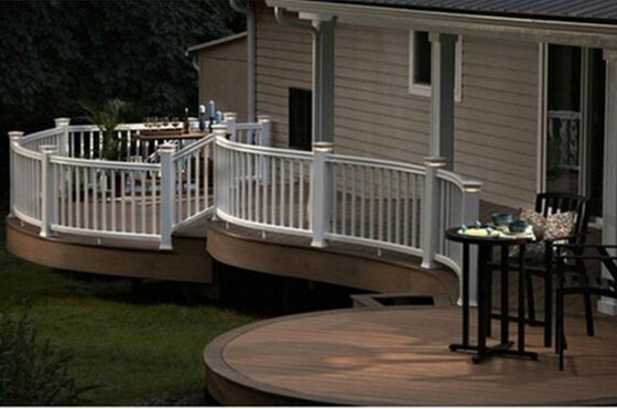 Hàng rào WPC cao 8FT chống cong vênh cho ranh giới khuôn viên trường học