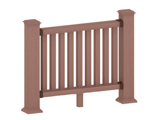 Hàng rào WPC tái chế sinh thái chống mối mọt cho ranh giới trang trại