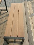 Nội thất sân vườn WPC bán chạy - Bàn ngoài trời thương mại với ghế dài phù hợp