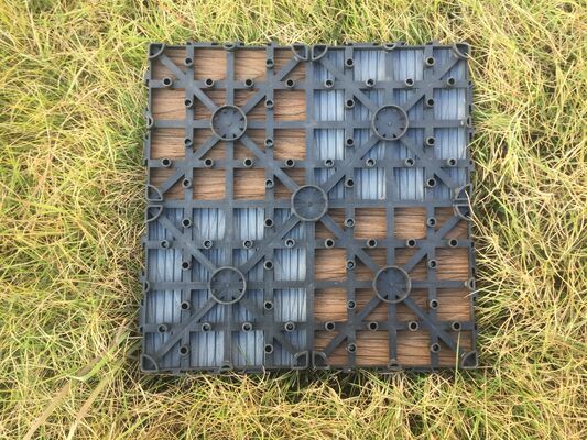 Bán buôn Gạch lát sàn WPC DIY 30 * 30CM Sàn ngoài trời bền cho dân dụng