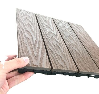 Gạch WPC tự khóa cho sân vườn, không cần dụng cụ, chống lỗi