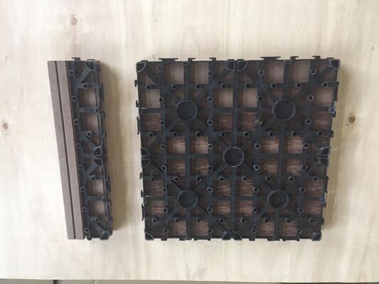 Trang chủ Gạch lát sàn WPC ngoài trời 30x30CM Sàn tự làm bền với kiểu dáng bằng gỗ tự nhiên