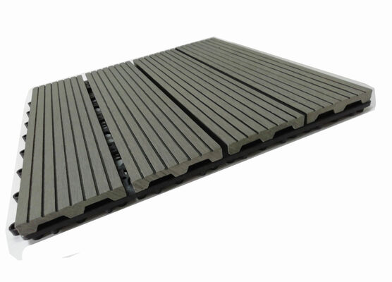 Trang chủ Gạch lát sàn WPC ngoài trời 30x30CM Sàn tự làm bền với kiểu dáng bằng gỗ tự nhiên