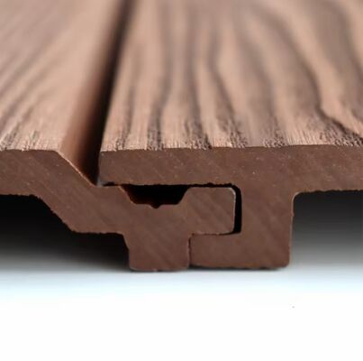 Chất lượng cao Chống nước ngoài trời Gỗ nhựa Composite Tấm ốp tường Trang trí Siding Co-Đùn Tấm ốp bên ngoài Biệt thự