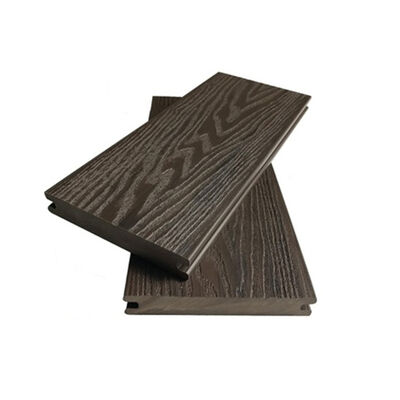Ván sàn composite có nắp đậy WPC rắn ngoài trời cho sân vườn