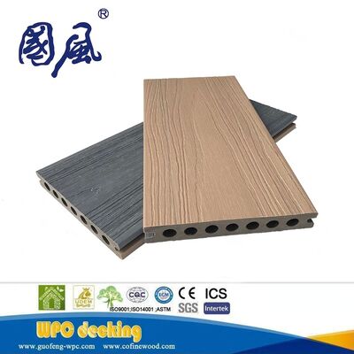Giá xuất xưởng Vật liệu composite đồng đùn hai màu thế hệ mới Sàn gỗ-nhựa WPC