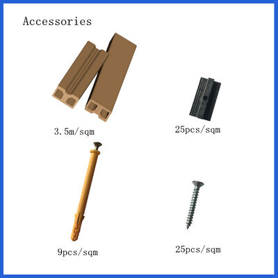Kết cấu gỗ sát trùng WPC Sàn/sàn kỹ thuật ép đùn WPC với chứng chỉ Ce