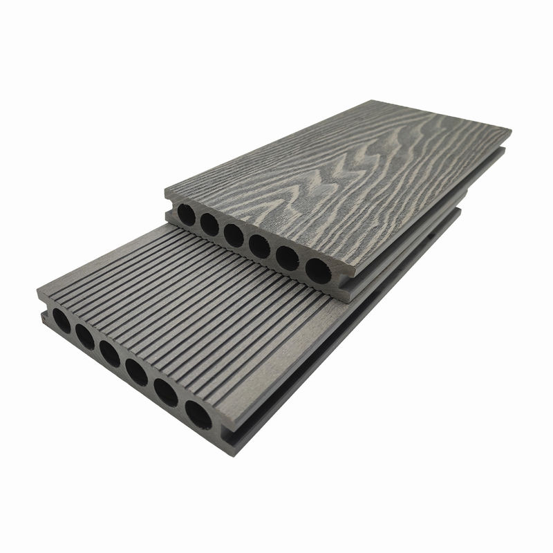 Tấm ván sàn composite WPC dập nổi 3D Tấm ván gỗ nhựa