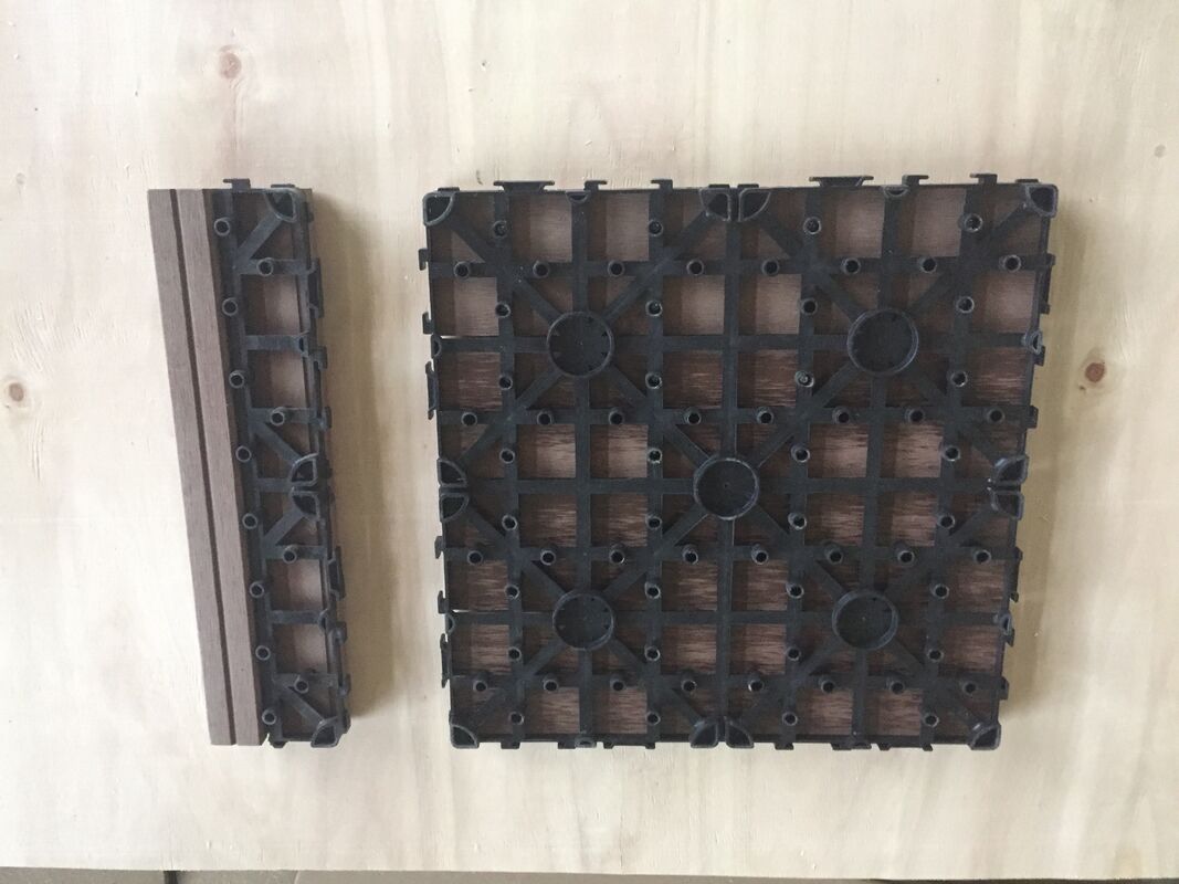 Trang chủ Gạch lát sàn WPC ngoài trời 30x30CM Sàn tự làm bền với kiểu dáng bằng gỗ tự nhiên