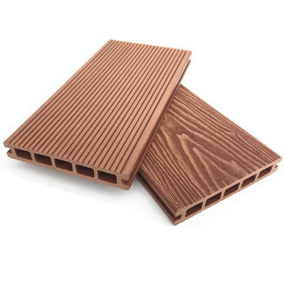 3D Terrace Veranda Sàn gỗ tếch Composite Sàn gỗ nhựa composite được thiết kế